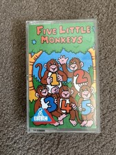 1990's Vintage Five Little Monkeys Cassette Tape - ELC - Early Learning Centre picture