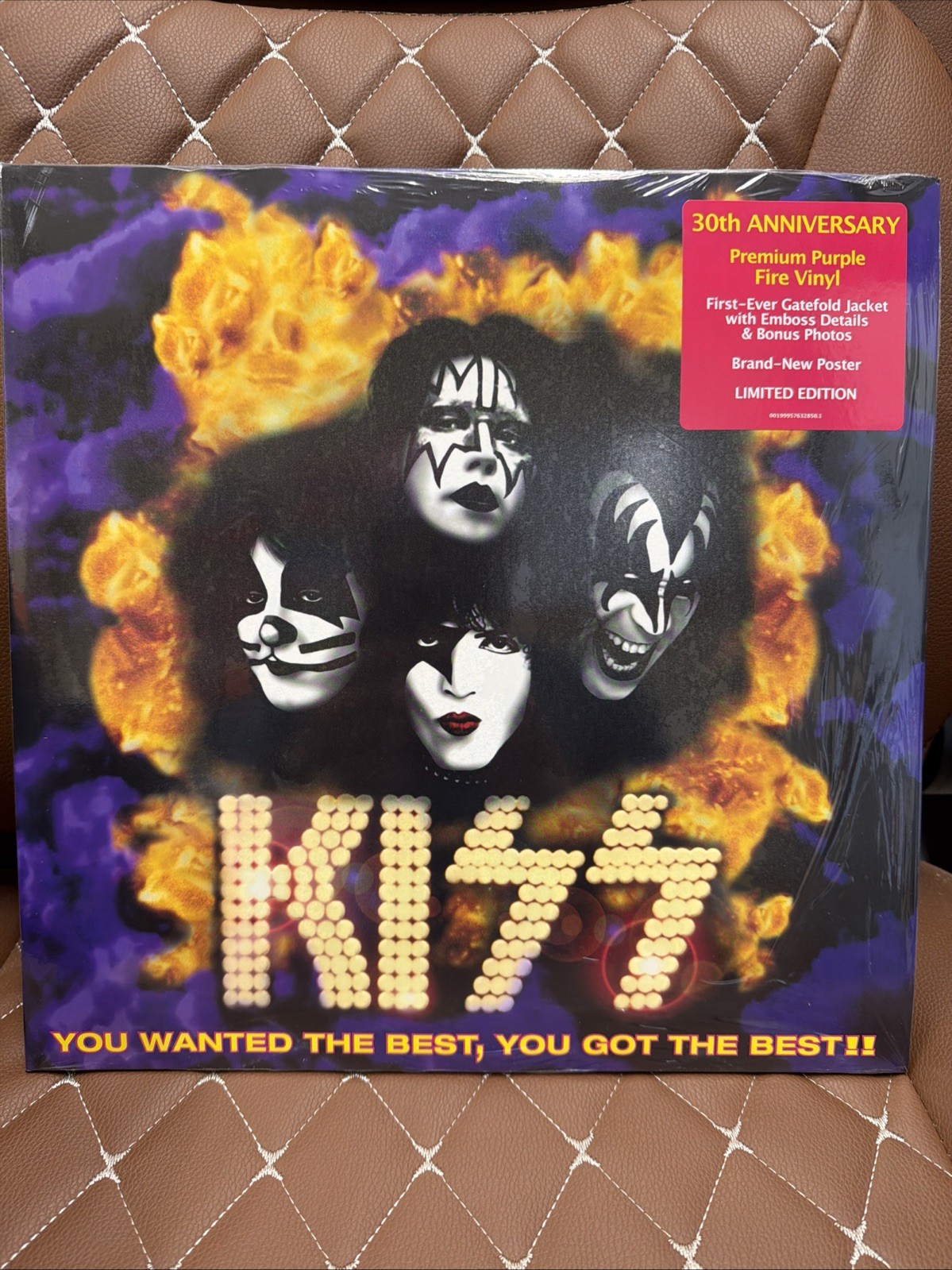 Kiss You Wanted The Best You Got The Best 30Th Limited Ed Purple Fire Vinyl LP