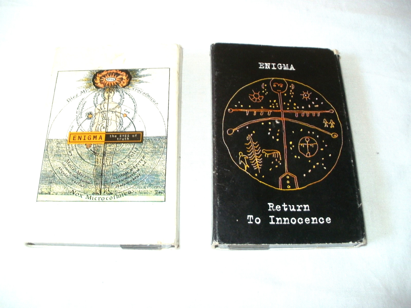 2x Enigma cassette singles 