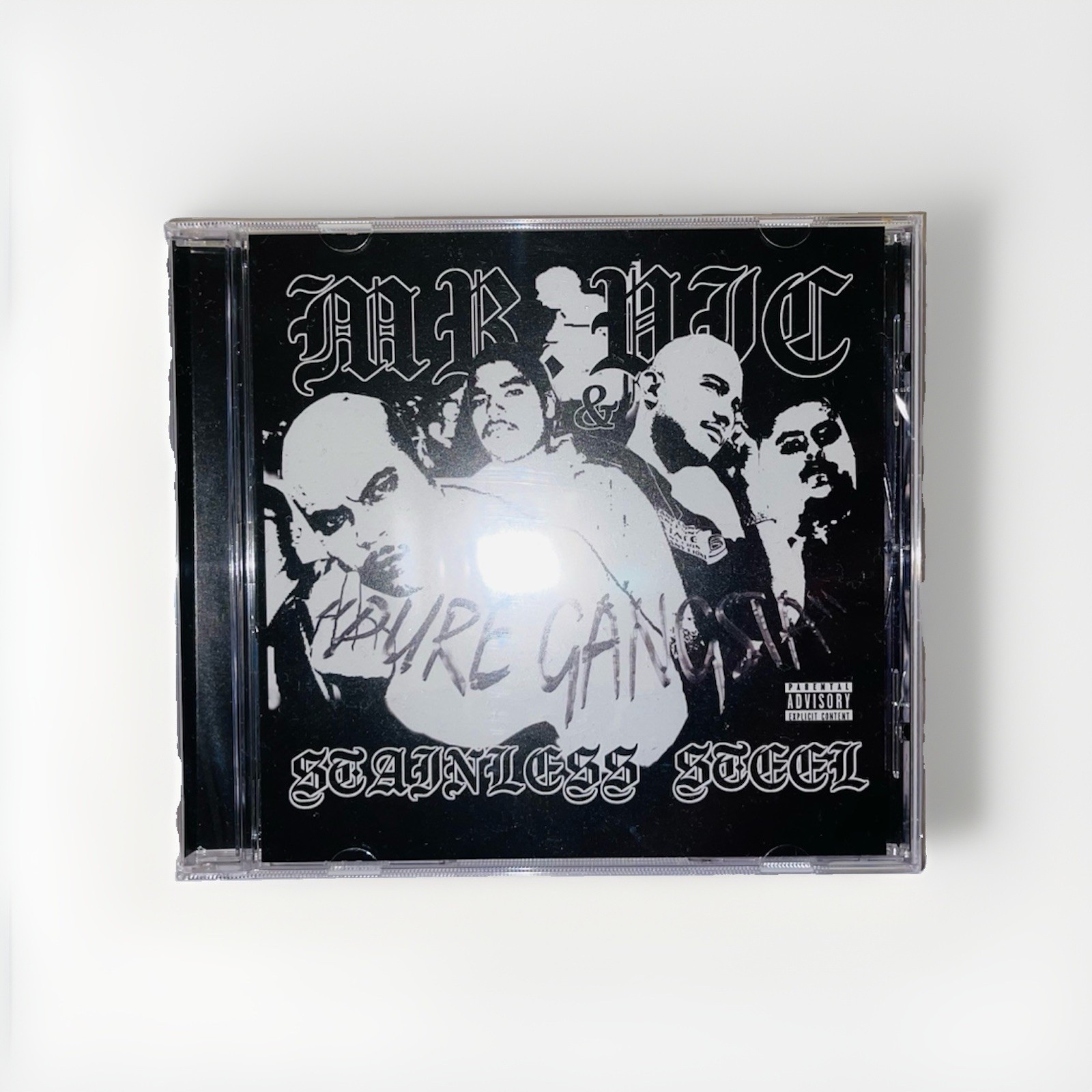 Mr. Vic & Stainless Steel “PURE GANGSTA”Chicano Rap Rap CD 2002 New Sealed