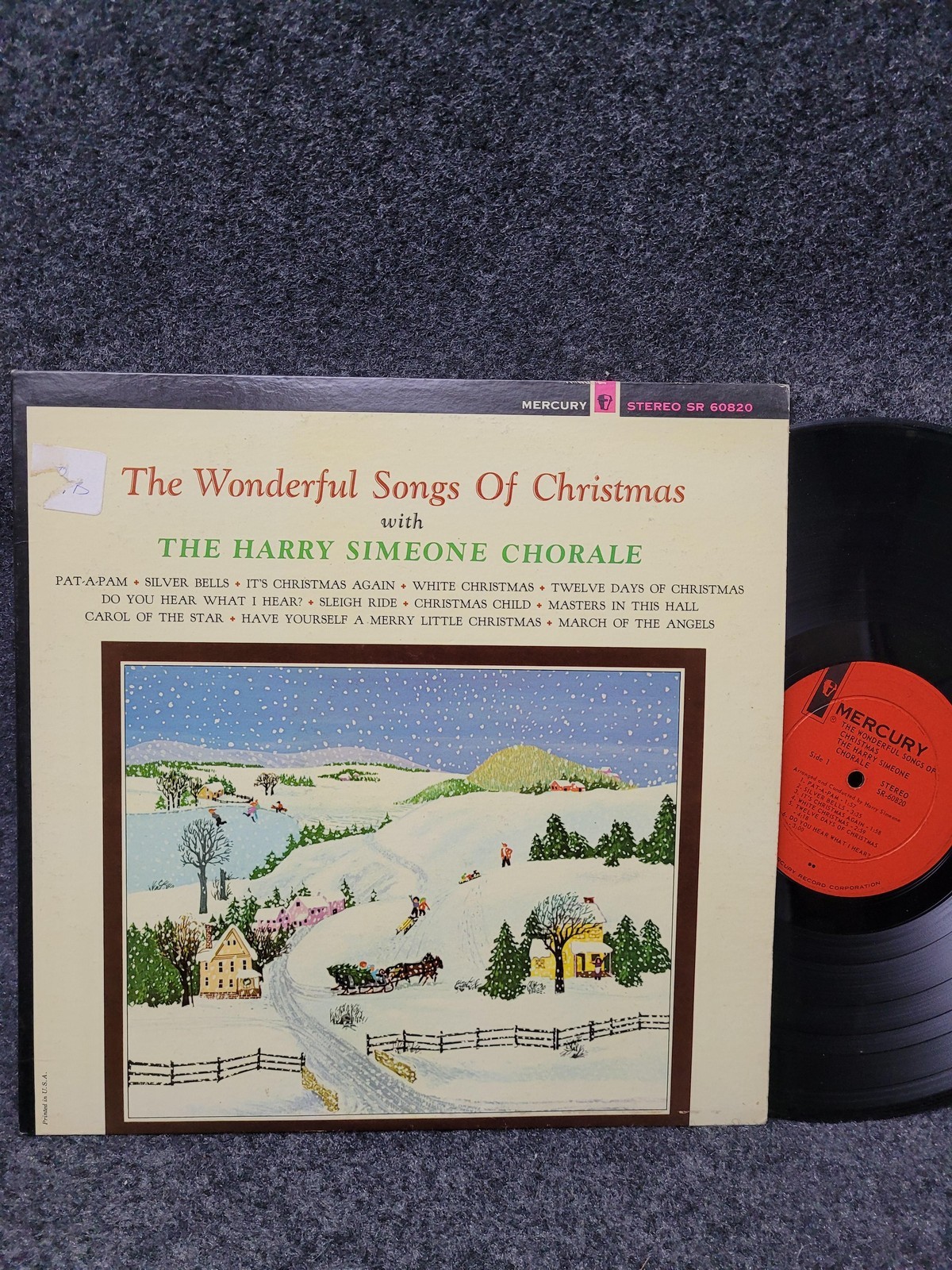 Vintage Harry Simeone Chorale Wonderful Songs Of Christmas 12