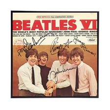 Choose any 12. Beatles Autographed FRAMED Album Cover Reprints. MAKE OFFER picture