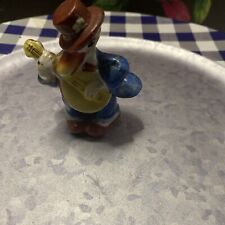 Vintage Occupied Japan Duck Playing Banjo Figurine Porcelain picture