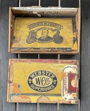 Vintage Cigar Boxes (2) | Childs & Webster | Decor or Guitar Build picture