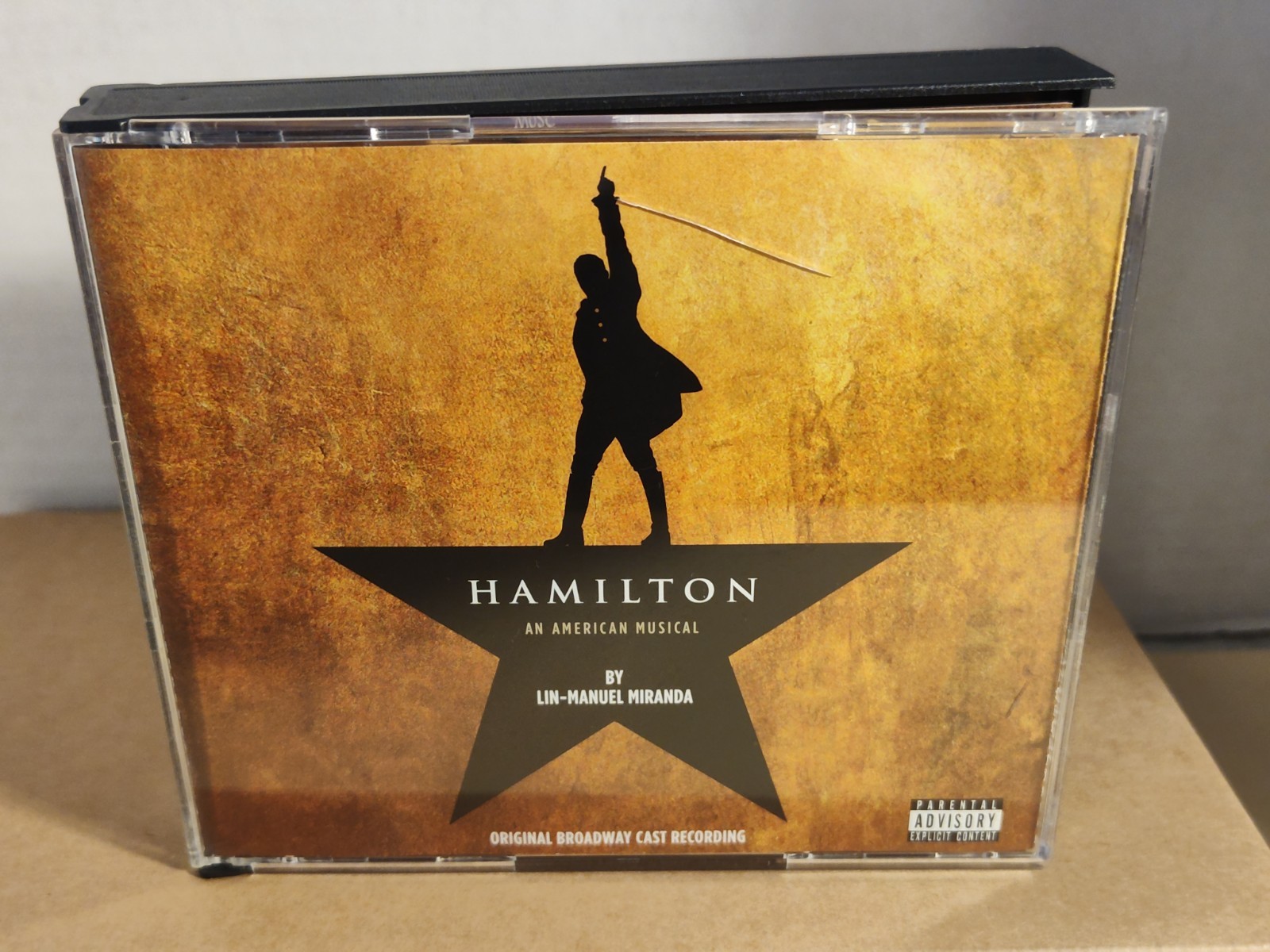 Hamilton (Original Broadway Cast Recording)  Parental Advisory (CD, 2015) 2 CDS