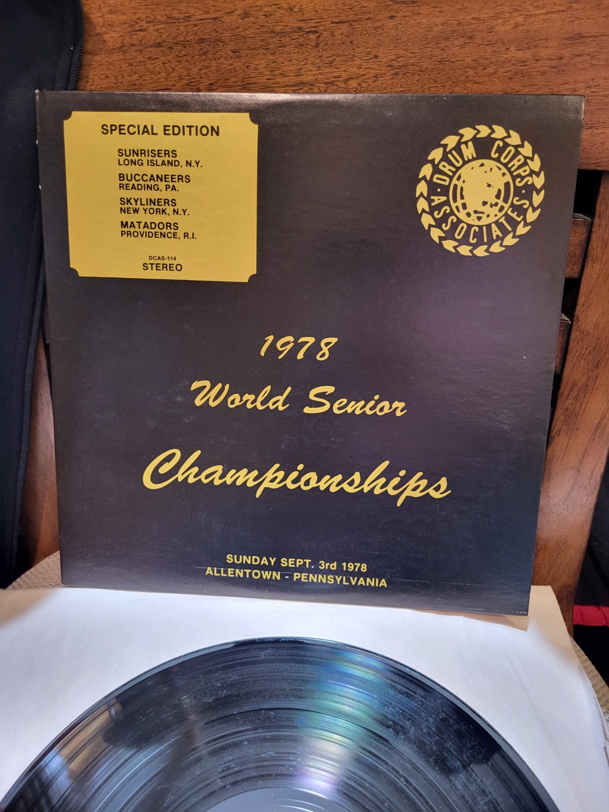 DCA World Senior Championships 1978 LP NM/NM Allentown PA Sept 3 Drum Corps