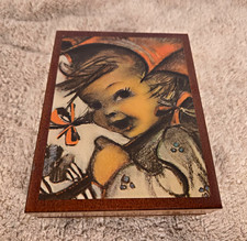 Vintage Italian Wood Jewelry Music Box Fuji Japan Movement Romeo & Juliet Theme picture