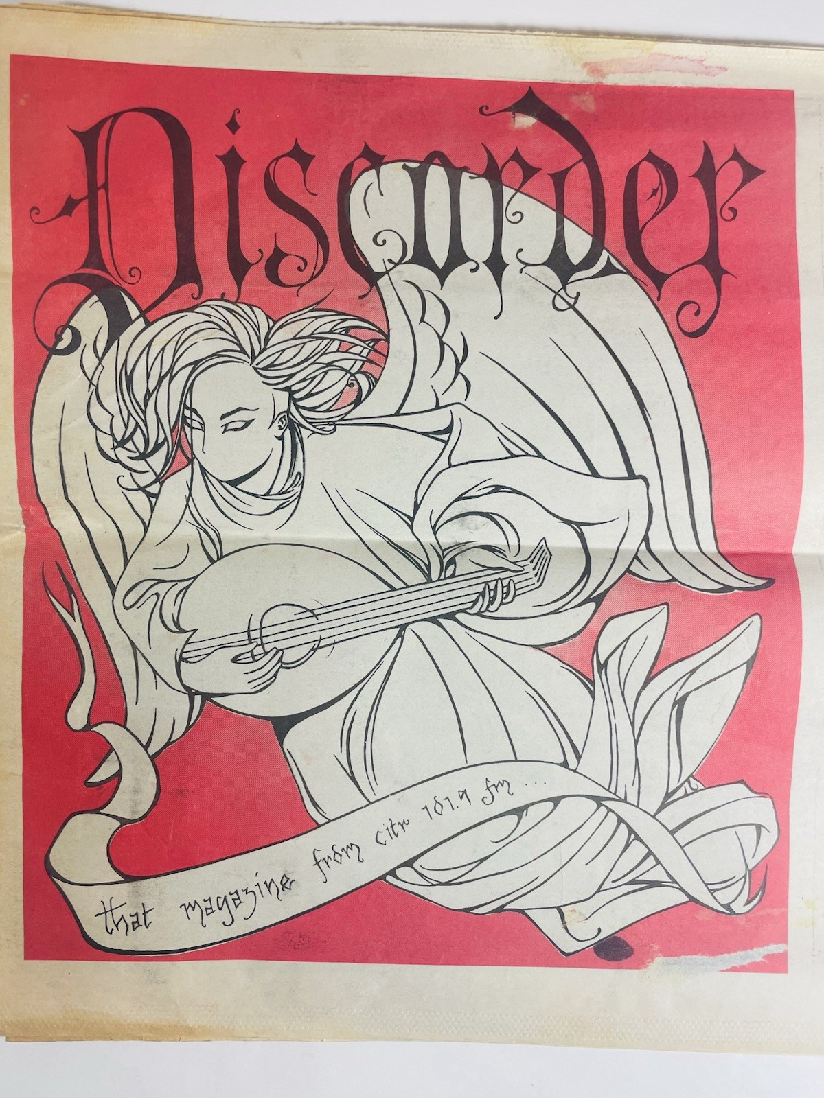 Discorder Vancouver Underground Music Rare 1995 Vintage Newspaper