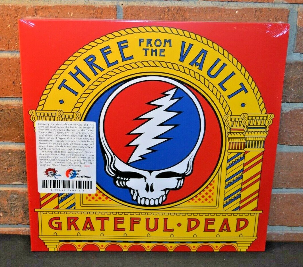 GRATEFUL DEAD - Three from the Vault, Remastered 4LP BLACK VINYL Gatefold New