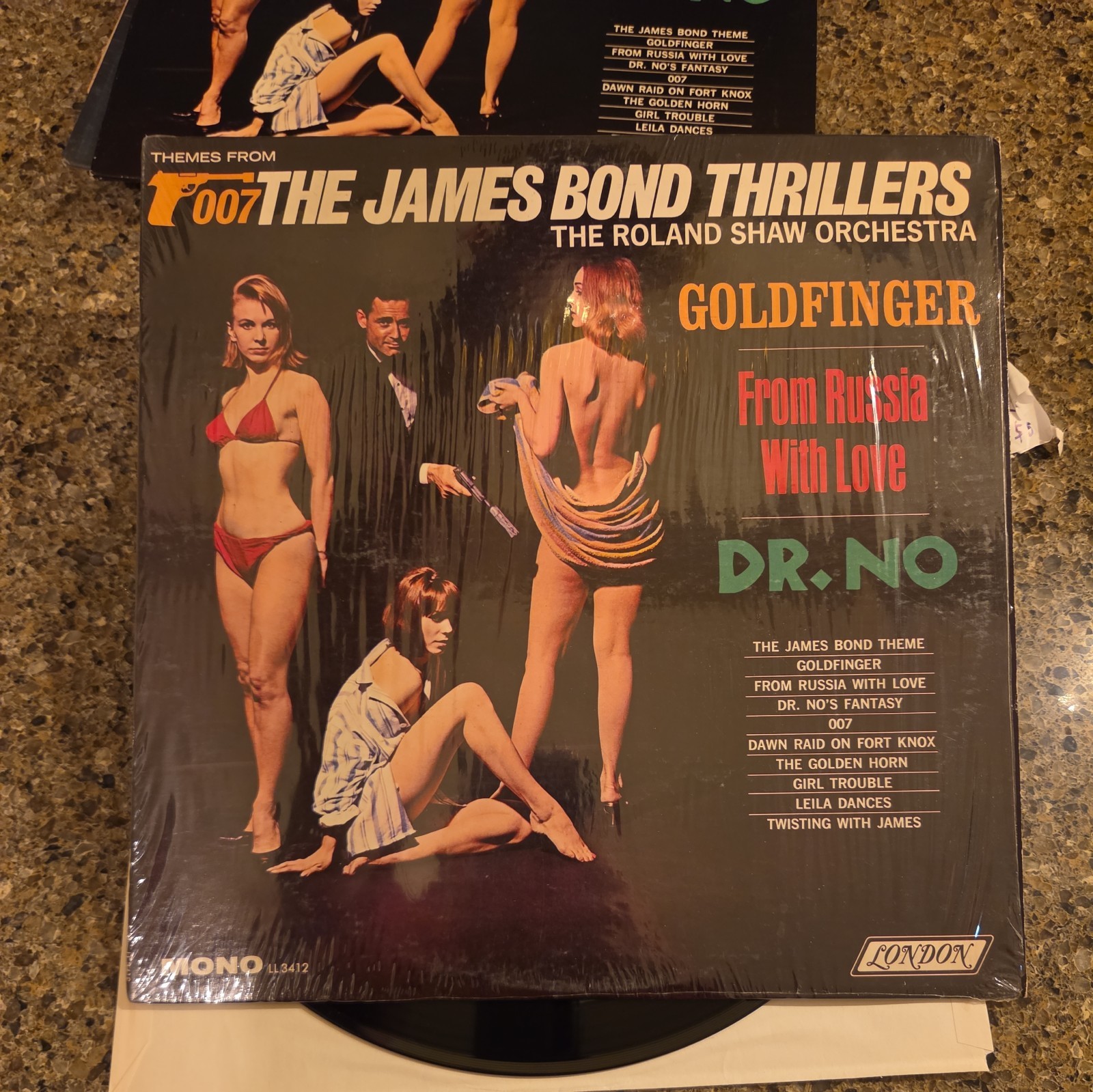 007 The James Bond Thrillers (soundtrack) Roland Shaw  - USA MONO