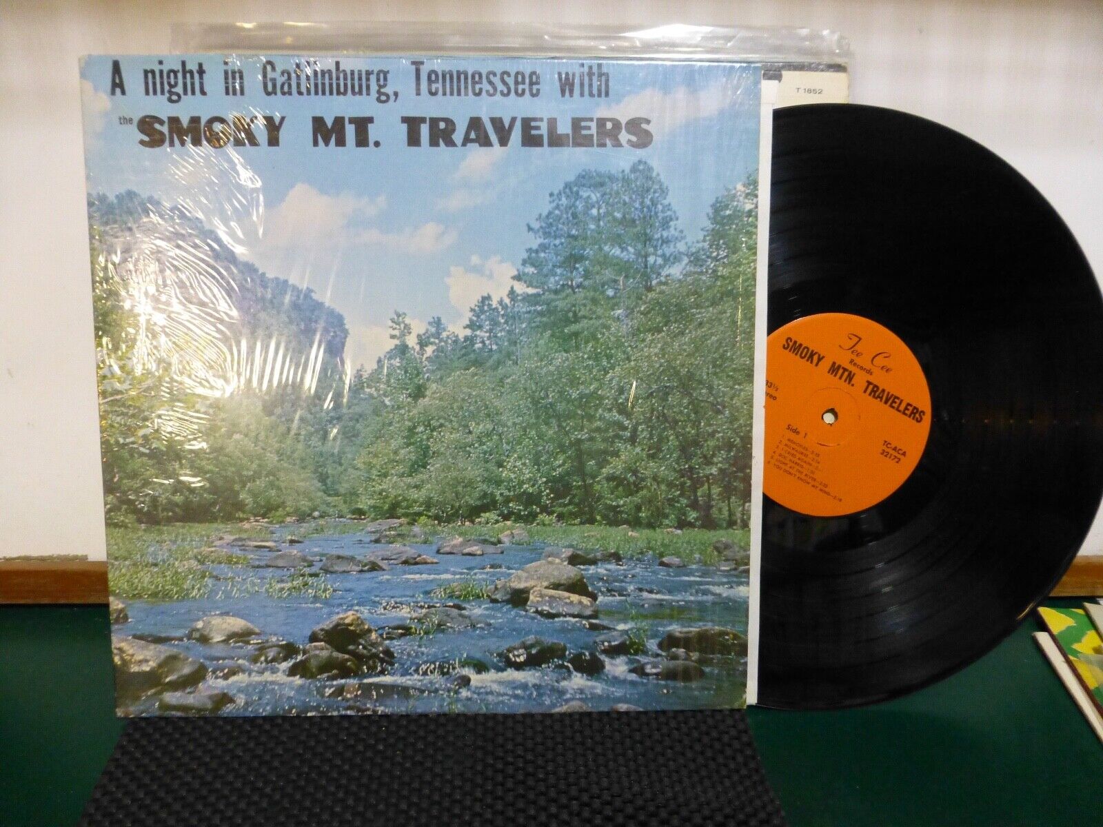 SMOKY MOUNTAIN TRAVELERS A NIGHT IN GATLINBURG TENNESSEE BLUEGRASS   VINYL LP