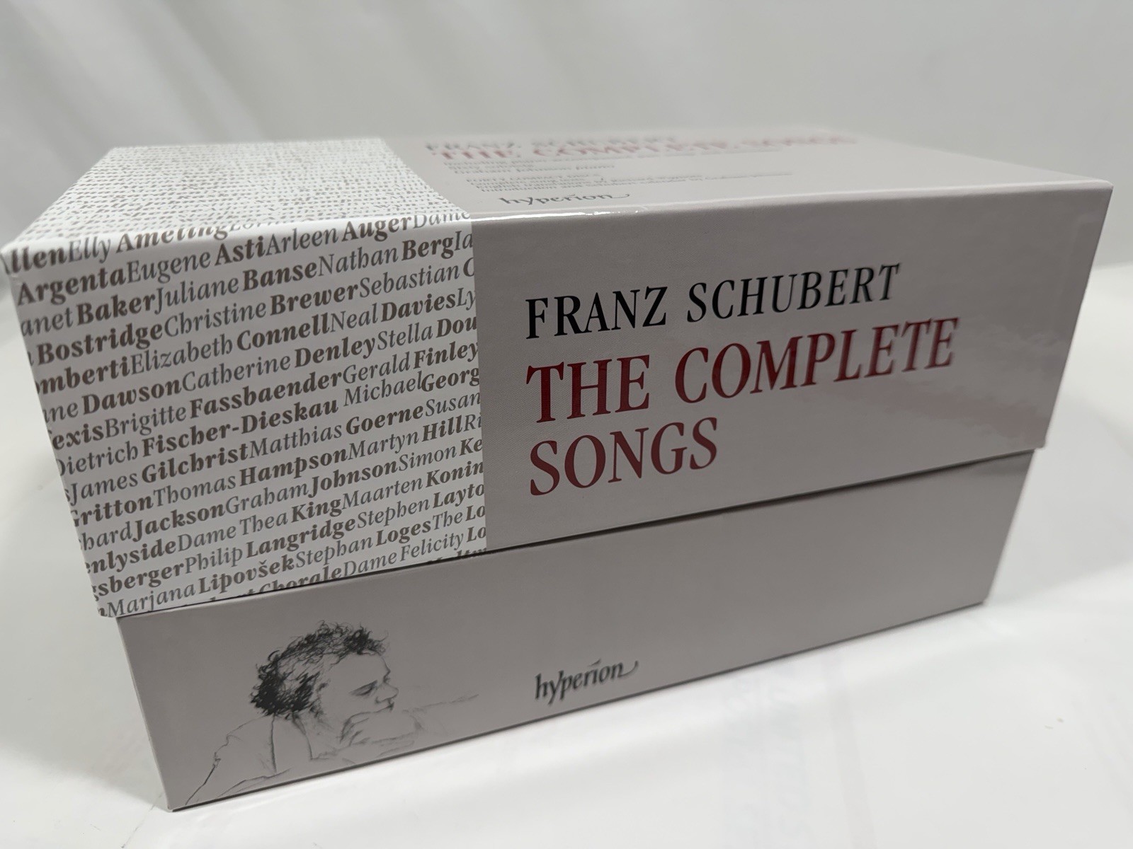 Schubert Complete Songs 40 CD Box Set Hyperion Graham Johnson 812 Tracks NO BOOK