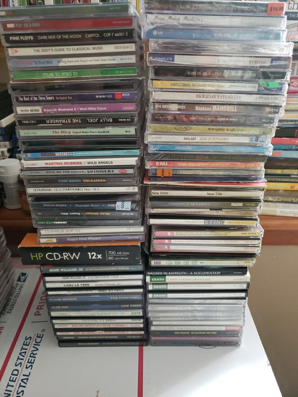Personal Collection Lot Of 75 Classic Rock Cds🔥Estate Sale Find See Pics T3#39