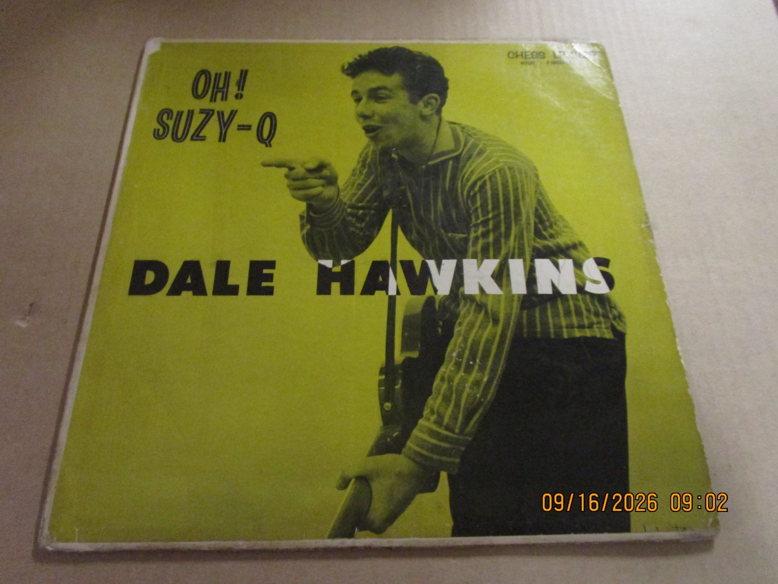 DALE HAWKINS Oh Suzy-Q ORIGINAL 1958 LP Used Chess Rockabilly DG Styrene 1429