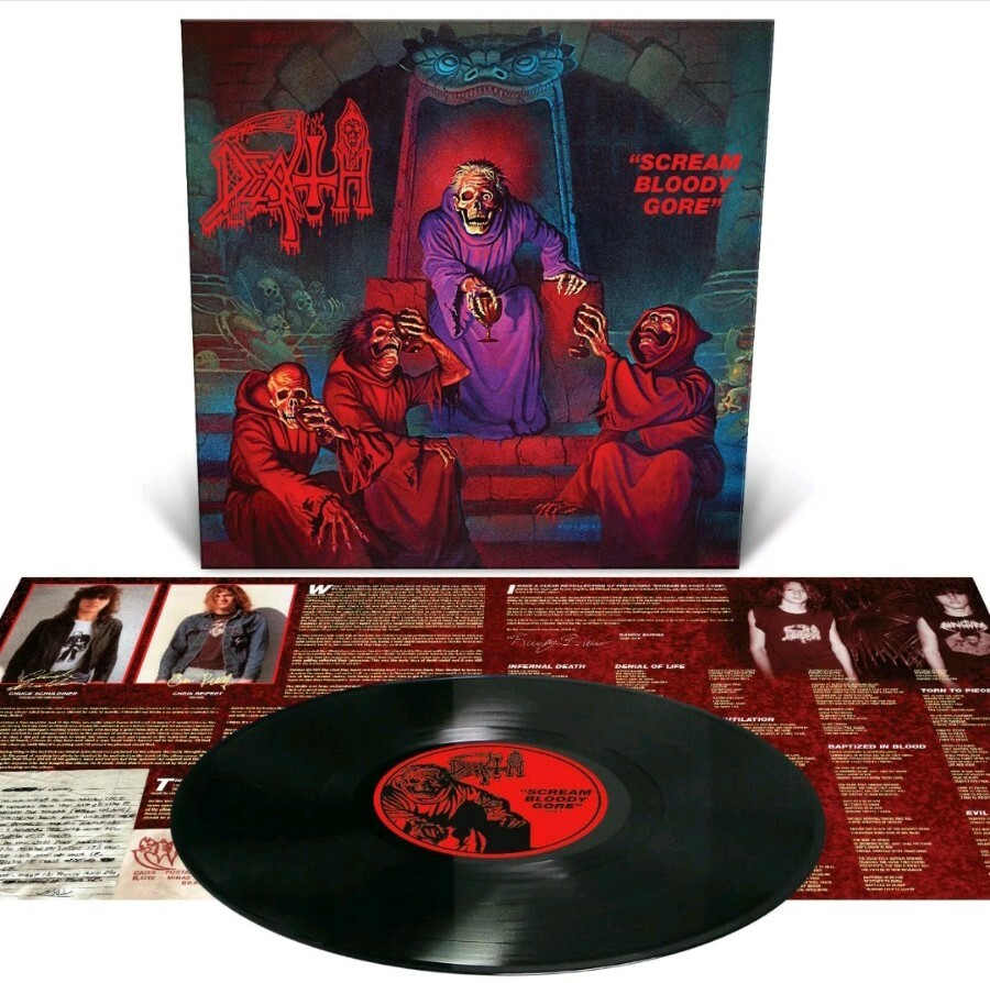 DEATH Scream Bloody Gore Vinyl LP Thrash Metal Heavy Metal Hard Rock