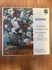 DVORAK Piano Quintet Four Cypresses GYORGY SANDOR Berkshire Quartet 1965 Vox LP picture