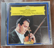 Brahms Violin Concerto/Sonata #1 CD Christian Ferras/Karajan/Berlin Philharmonic picture