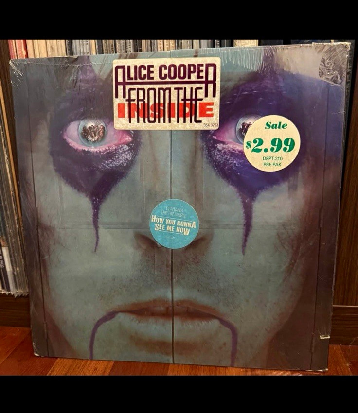 ALICE COOPER - FROM THE INSIDE 1978 OG SEALED MINT Warner Bros BSK 3263 Rock LP