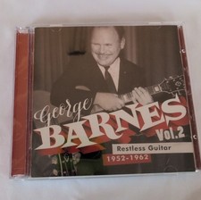 George Barnes Vol. 2 Restless Guitar 1952-1962 2 CD El Toro ETCD 1062 2014 picture