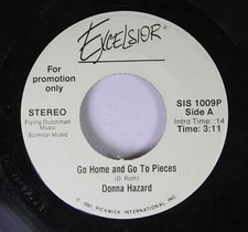 Country Promo NM 45 Donna Hazard Go home and Go to Pieces / Go home and Go to P picture