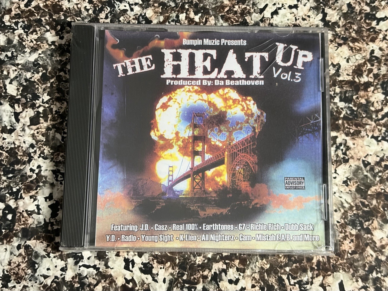 Da Beathoven - The Heat Up Vol. 3 CDr RARE SEALED Bay Area GFunk Richie Rich