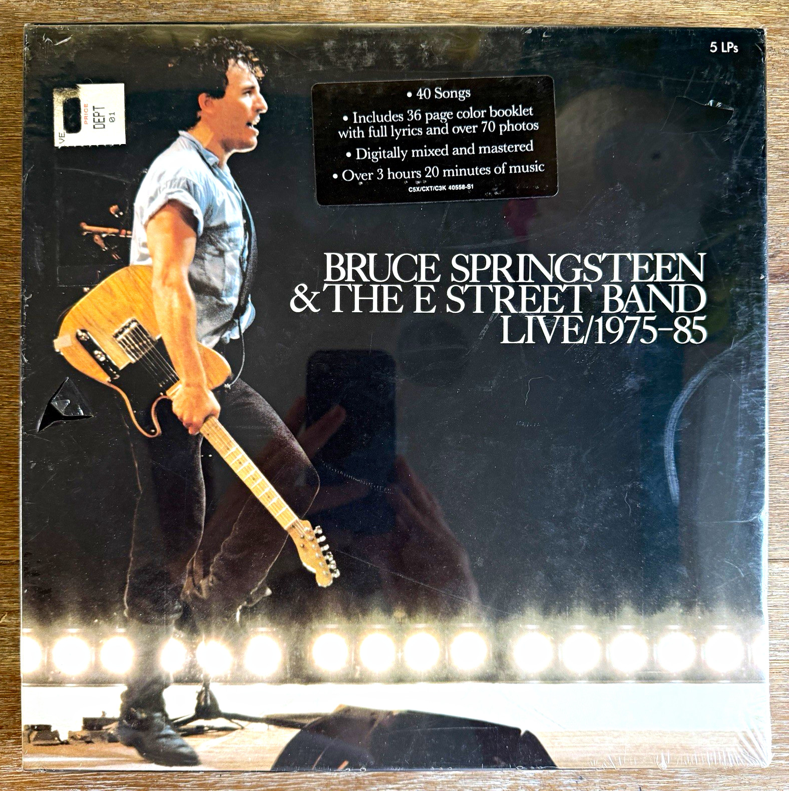 Bruce Springsteen & E Street Band - Live/1975-85 5LP Vinyl Box. Rare Sealed OG