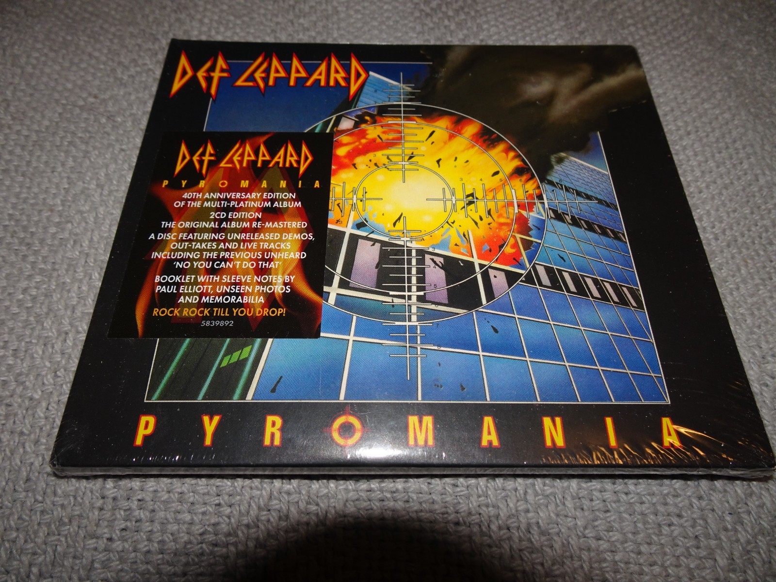 Def Leppard Pyromania 40th anniversary edition cd new