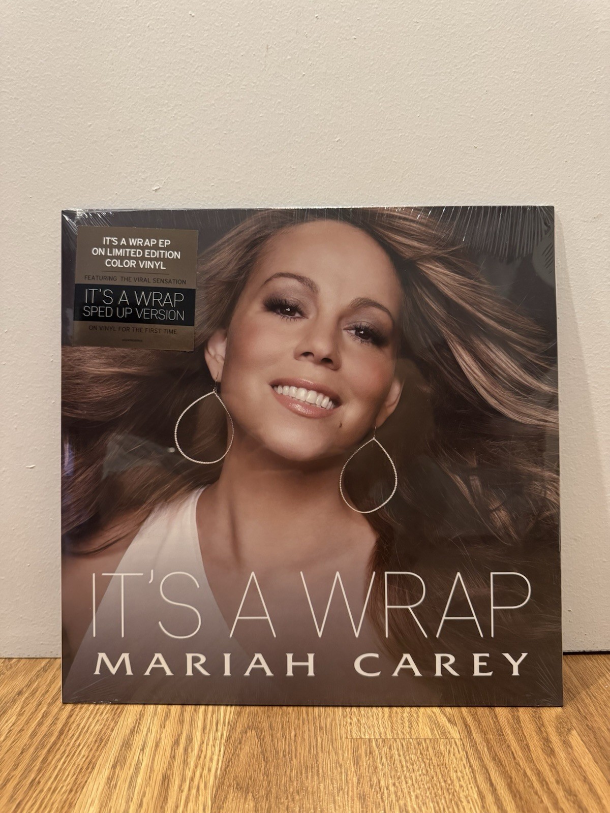Mariah Carey It\'s a Wrap EP Tan Translucent Limited Edition LP Vinyl