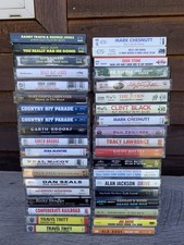 Nice 38 Vintage 90’s Country Music Cassette Tapes Lot Collection picture