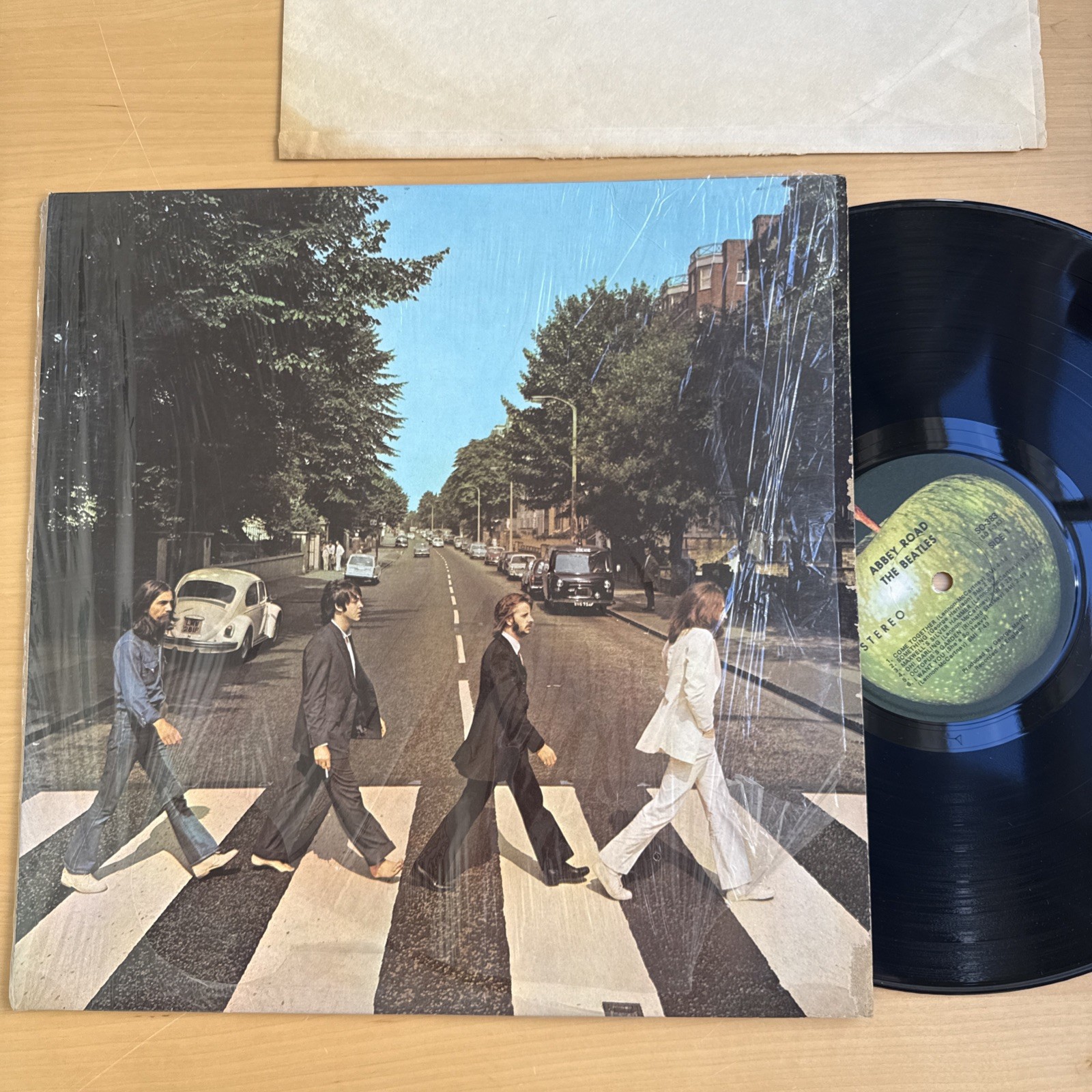The Beatles Abbey Road Original 1969 1st US Winchester Press In Shrink LP 🍏 VG+