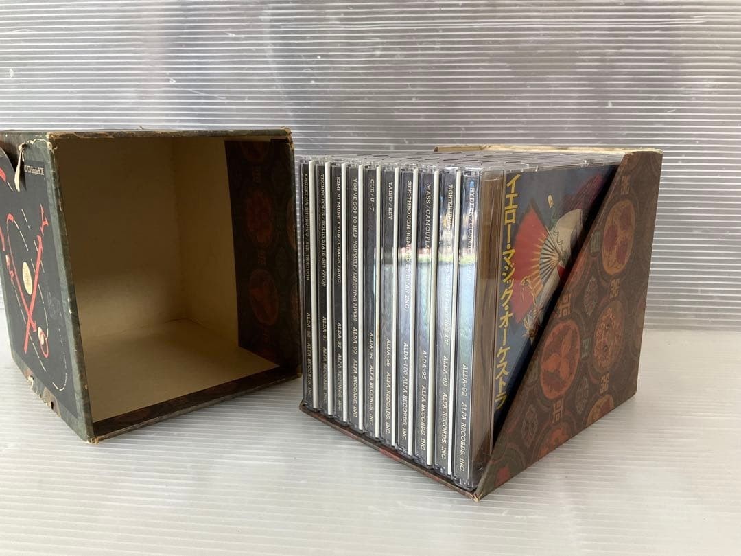 CUBIC YMO CD Single BOX 10 Discs Alfa ALDA 91 100 Yellow Magic Orchestra Japan