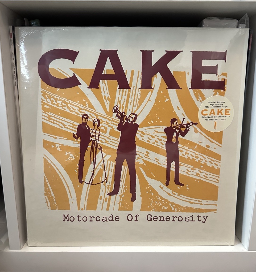 CAKE - Motorcade of Generosity LIMITED Clementine (Orange) Vinyl LP [NEW/SEALED]