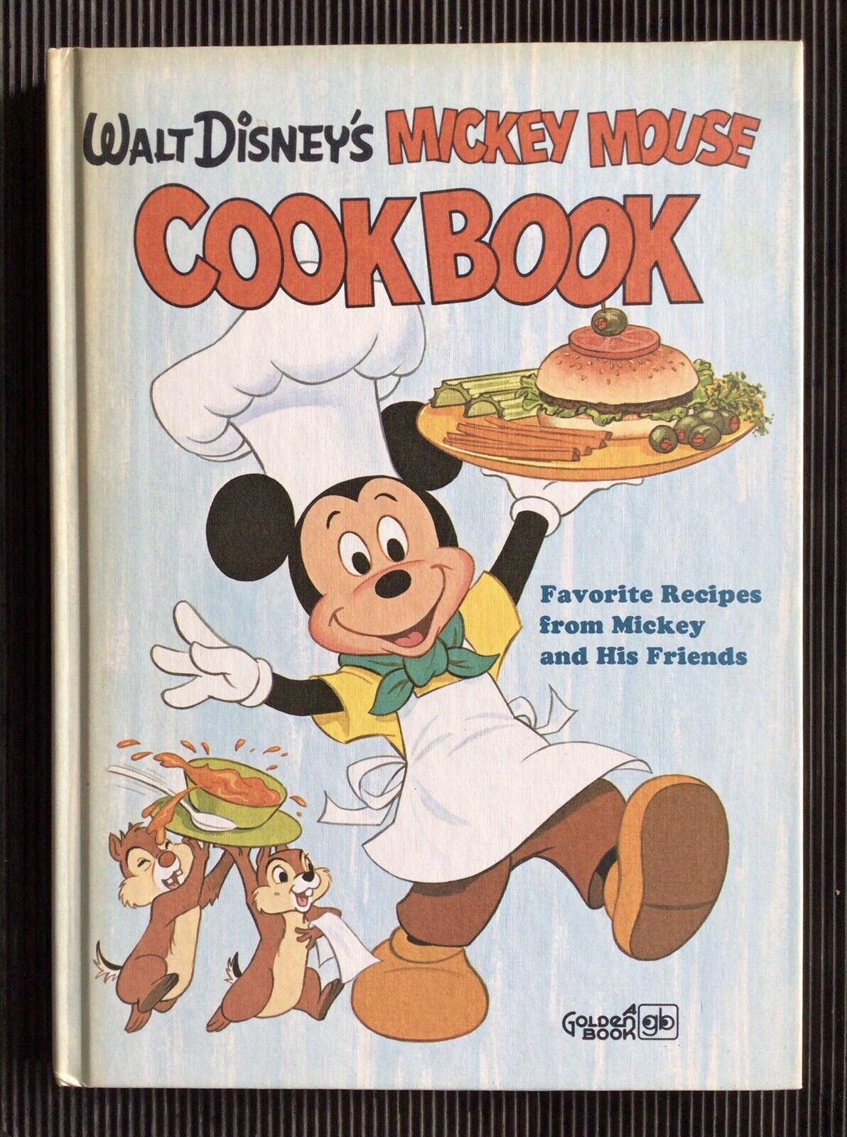 Walt Disney's Mickey Mouse Cookbook 1975 Golden Book Favorite Recipes Vintage