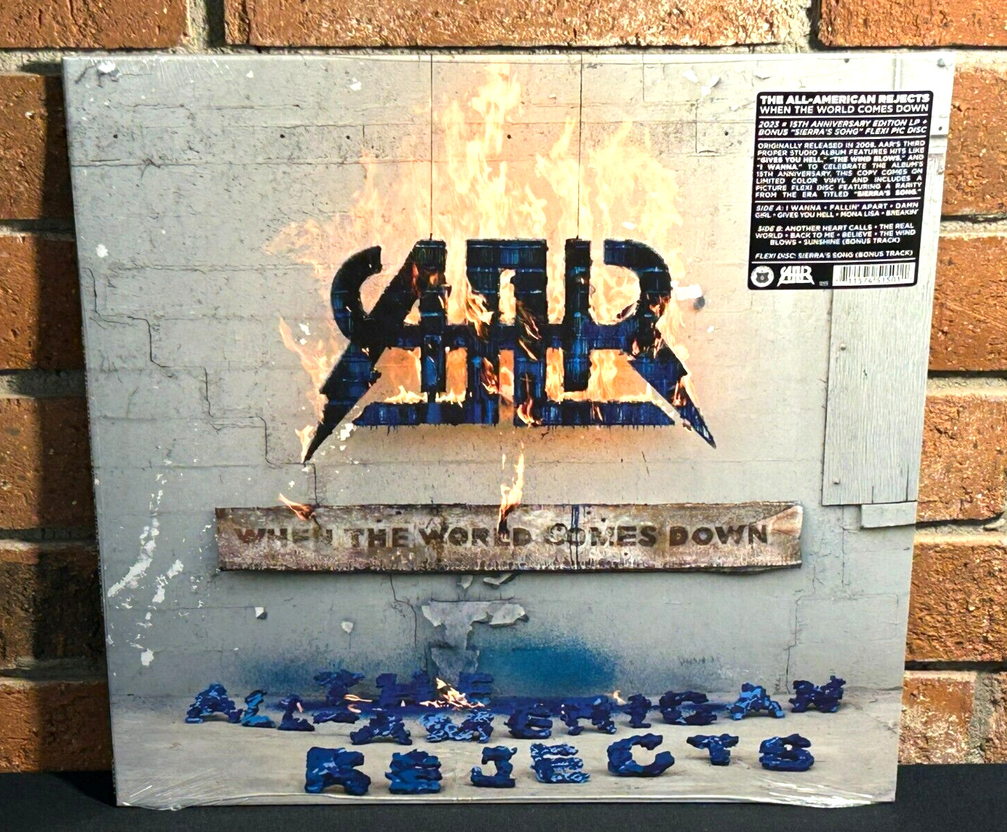 THE All-AMERICAN REJECTS - When The World Comes Down Ltd CLEAR VINYL LP + 7\