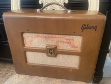 Early 1950’s Gibson BR-6 Amp Amplifier Looks Very Nice Working Sounds Nice picture