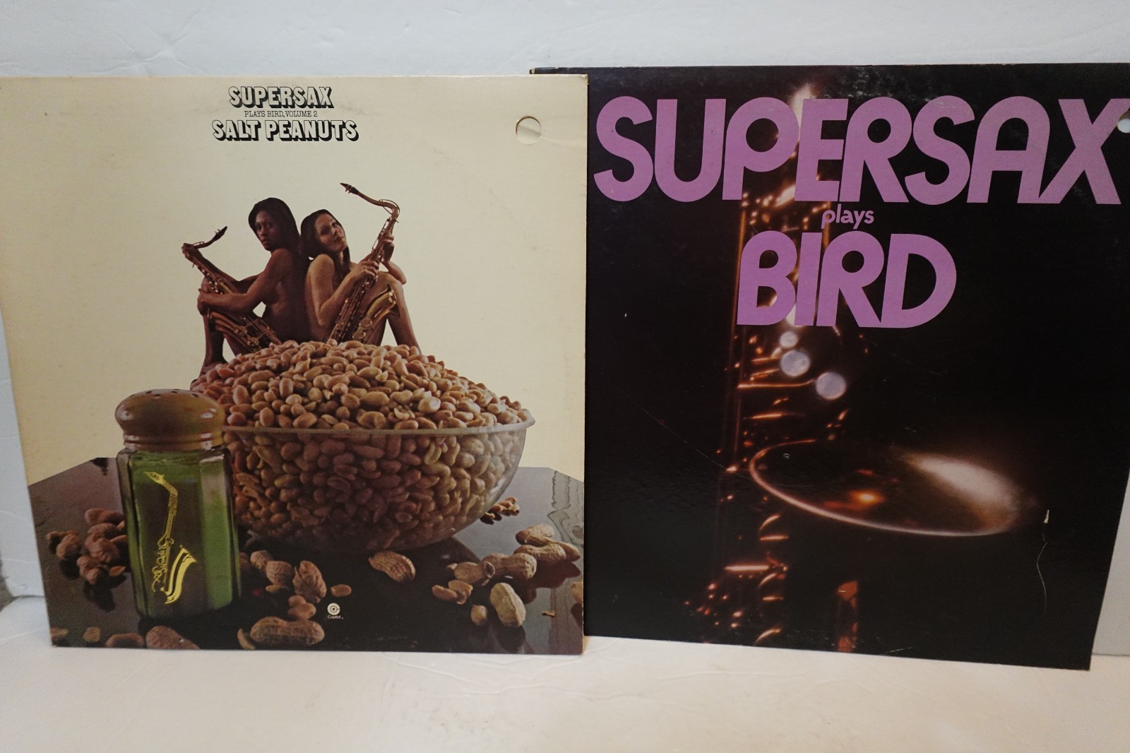 Supersax Plays Bird & Salt Peanuts vinyl records LP lot