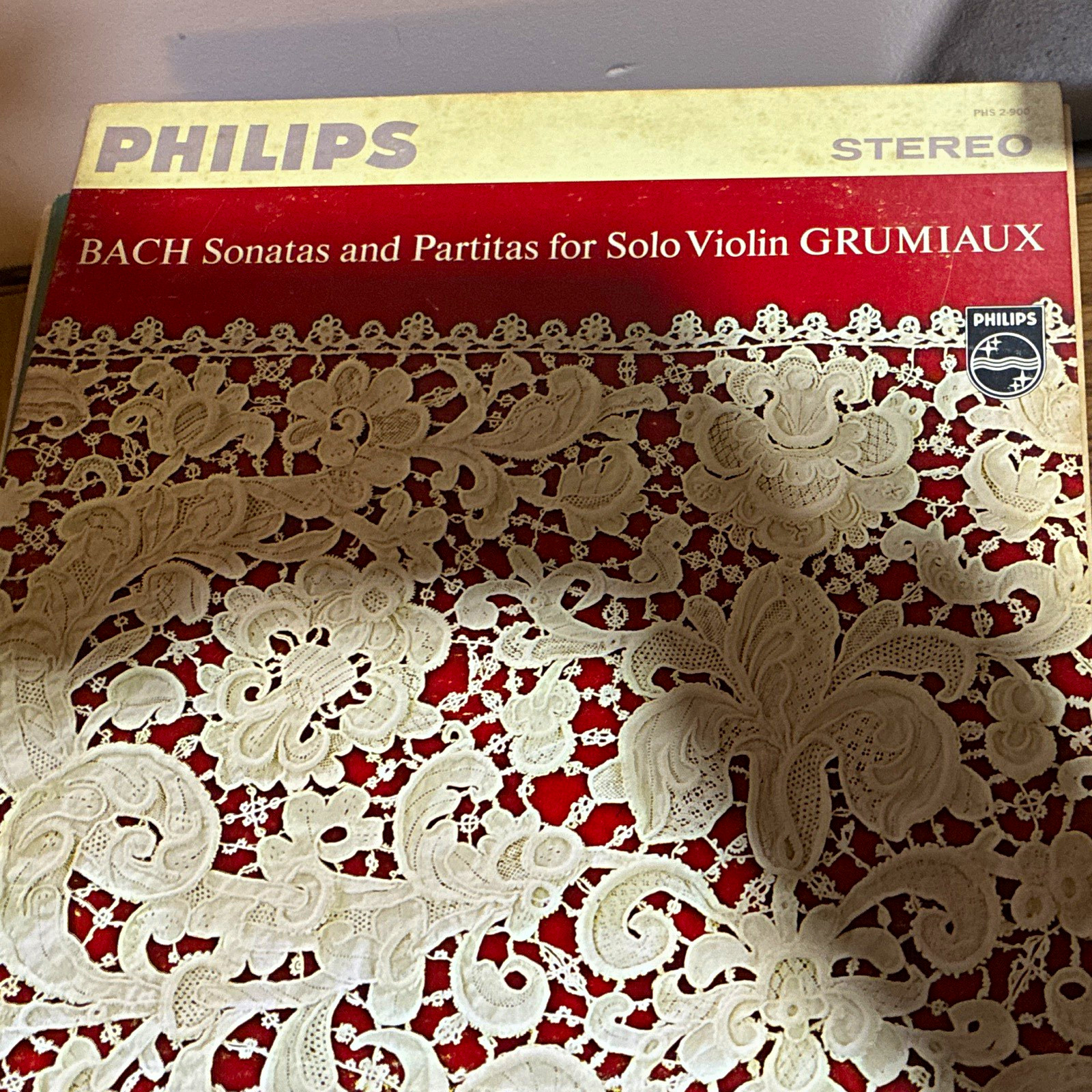 Philips Bach Sonatas & Partitas for Solo Violin Arthur Grumiaux Vinyl LP