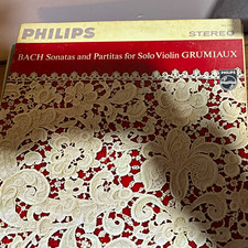 Philips Bach Sonatas & Partitas for Solo Violin Arthur Grumiaux Vinyl LP picture