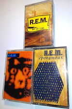 Lot 3 Vtg R.E.M Cassette Tapes Out of Time Eponymous Monster picture