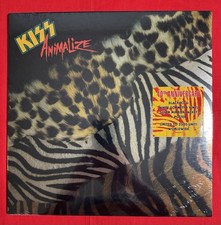 KISS ✨ ANIMALIZE ✨ 40th ANN. BLACK ICE & WHITE CORNETTO VINYL LP. ✨LMT TO 2500 ✨ picture