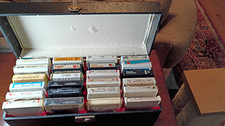 Vintage 8-Track Tape Lot of 23 Rock MotownSoul Case & Cleaner SEALED Allman Bros picture
