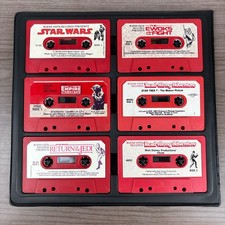 Star Wars Tron Star Trek Read-Along Cassette Lot 6 Buena Vista Records picture