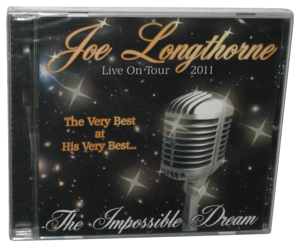 Joe Longthorne Live On Tour 2011 Vest Best Impossible Dream Audio Music CD