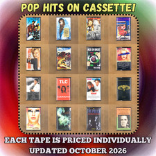 BUILD UR OWN CASSETTE LOT ALL TAPES PRICED $5 AND UP OVER 200+ POP HITS 80s 90s picture