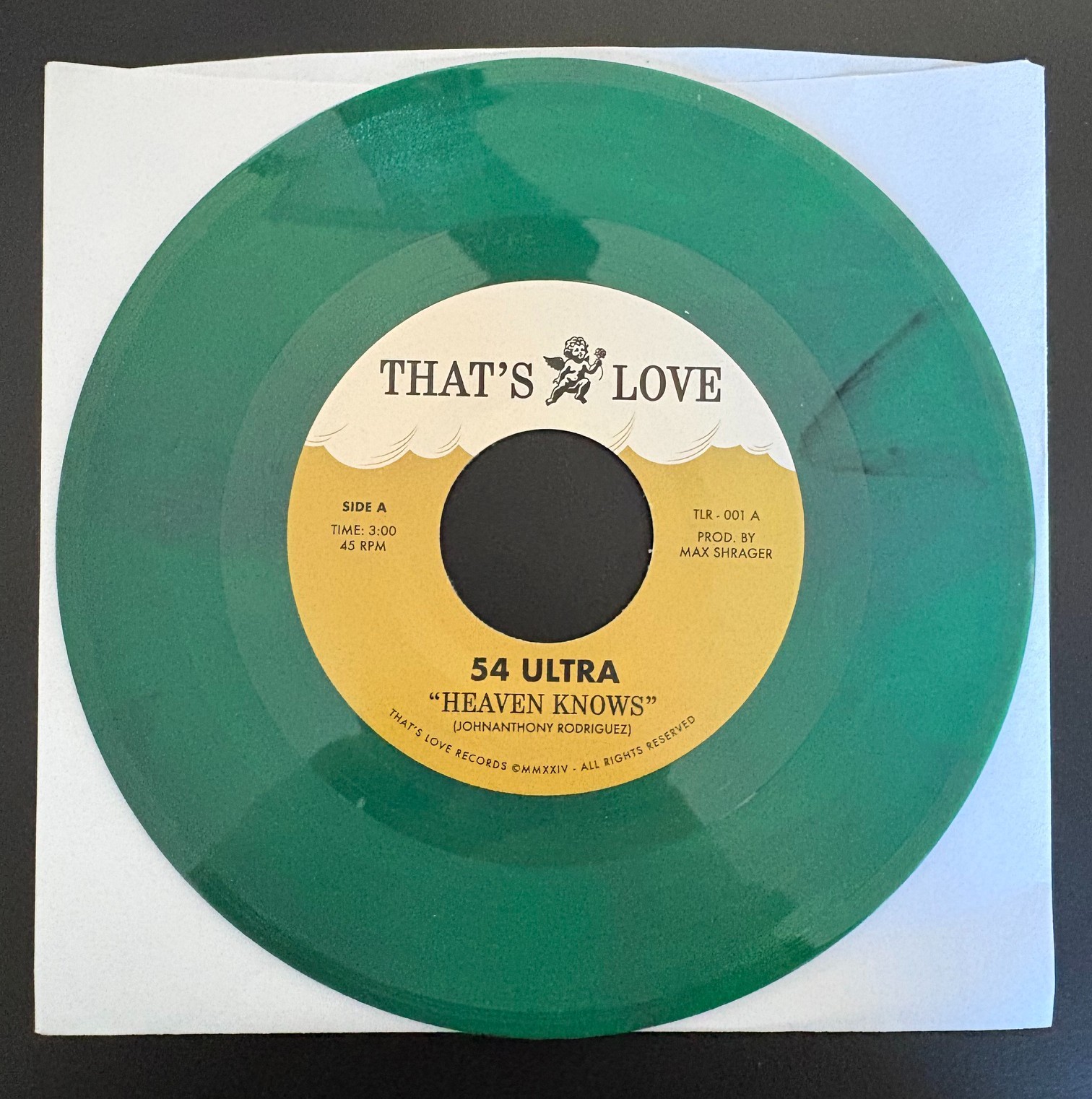 54 Ultra 7'' color vinyl - That's Love Records - Marble Green