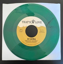 54 Ultra 7'' color vinyl - That's Love Records - Marble Green picture