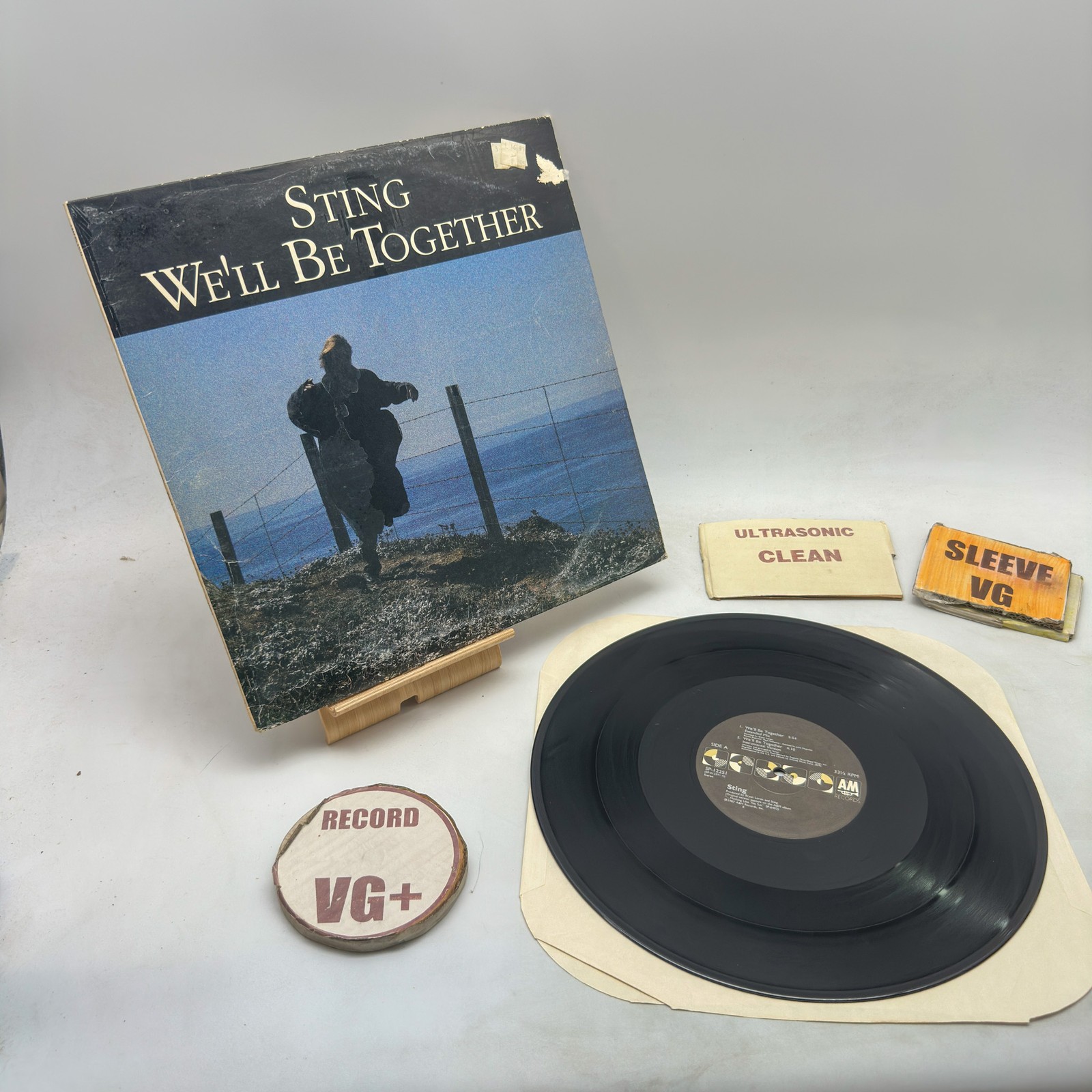Sting - We\'ll Be Together VG+/VG 1987 Carrollton Ultrasonic Clean Press Vinyl