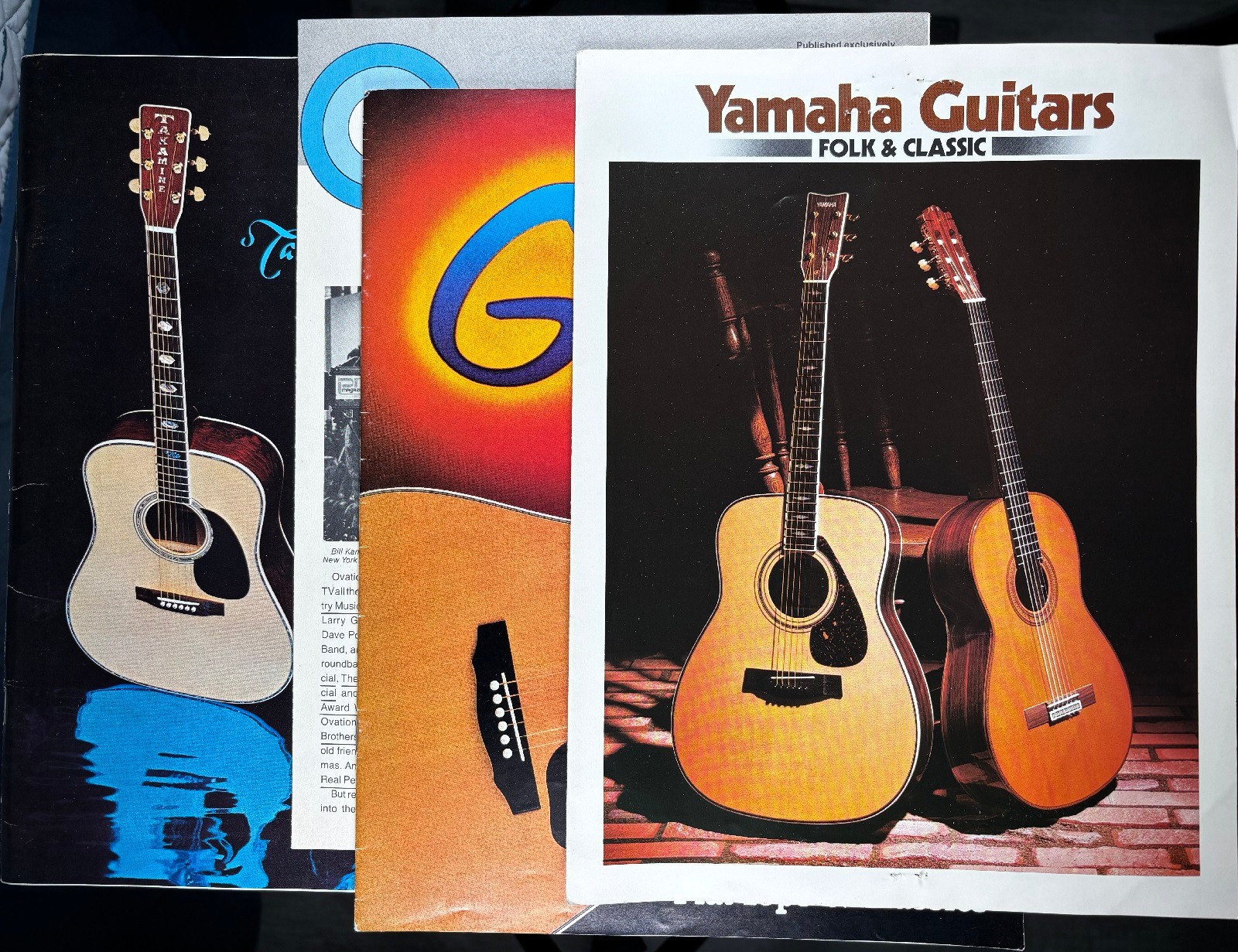 1970s Vintage Acoustic Guitar Catalogs, Flyers, Dealer Invoices, Letters, & More