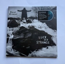 David Gilmour Luck and Strange (Translucent Sea Blue Vinyl) SEALED W/ Shelf Wear picture