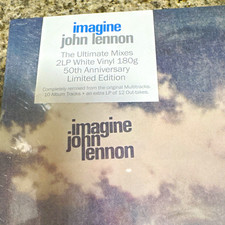 John Lennon Imagine: mixes 50th sealed yellow sub earrings, car, book picture